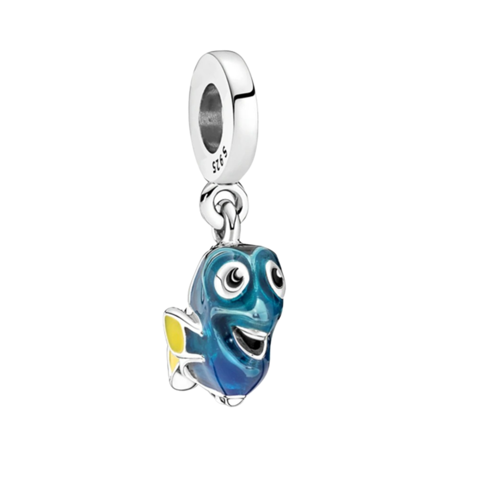 (Pixar Dory ( F257)) 925 Silver charm for Bracelets & Necklace